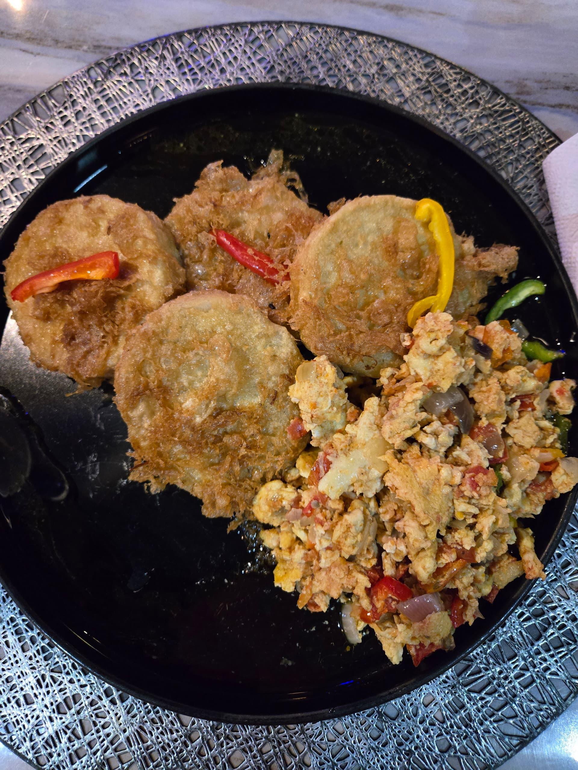 Yamarita and Egg Sauce